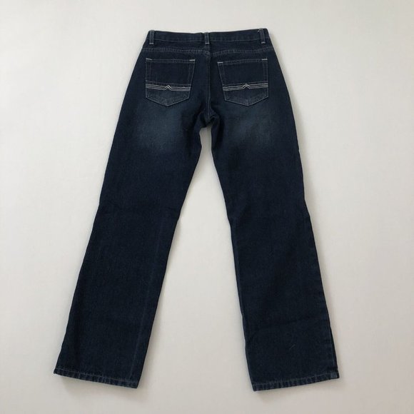 Buzz Cuts Jeans Women's 14 Blue Denim Straight Leg Pants Size 14 (28x28) - Picture 10 of 15